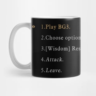 A difficult decision. Mug